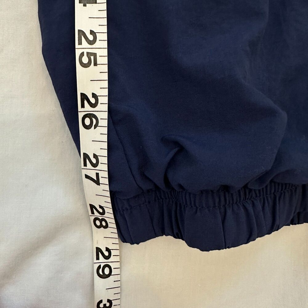 Vintage Niki SB Windbreaker Track Pants Mens Medium Navy Blue Mesh Lined Y2K - Picture 8 of 13
